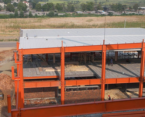 黑牛食品钢结构厂房